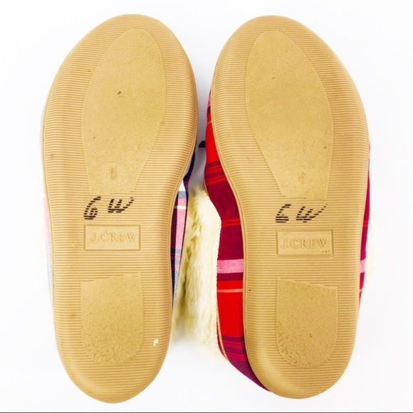 J CREW Tartan Plaid Moccasins Size 6 - Picture 5 of 6